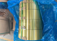 Εποξικό υδρόφιλο χρυσό φύλλο αλουμινίου αλουμινίου H22 για το θερμαντικό σώμα κλιματιστικών μηχανημάτων