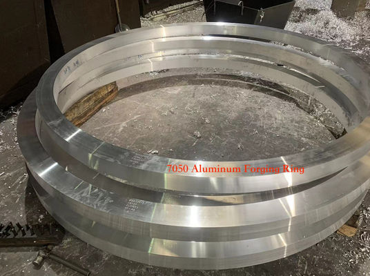 7050 T6 A97050 AlZn6CuMgZr A7050 EN AW-7050 AlZn6CuMgZr Μεγάλα πλαστά δαχτυλίδια